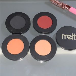 Melt Cosmetics Dark Matter Eyeshadow stack